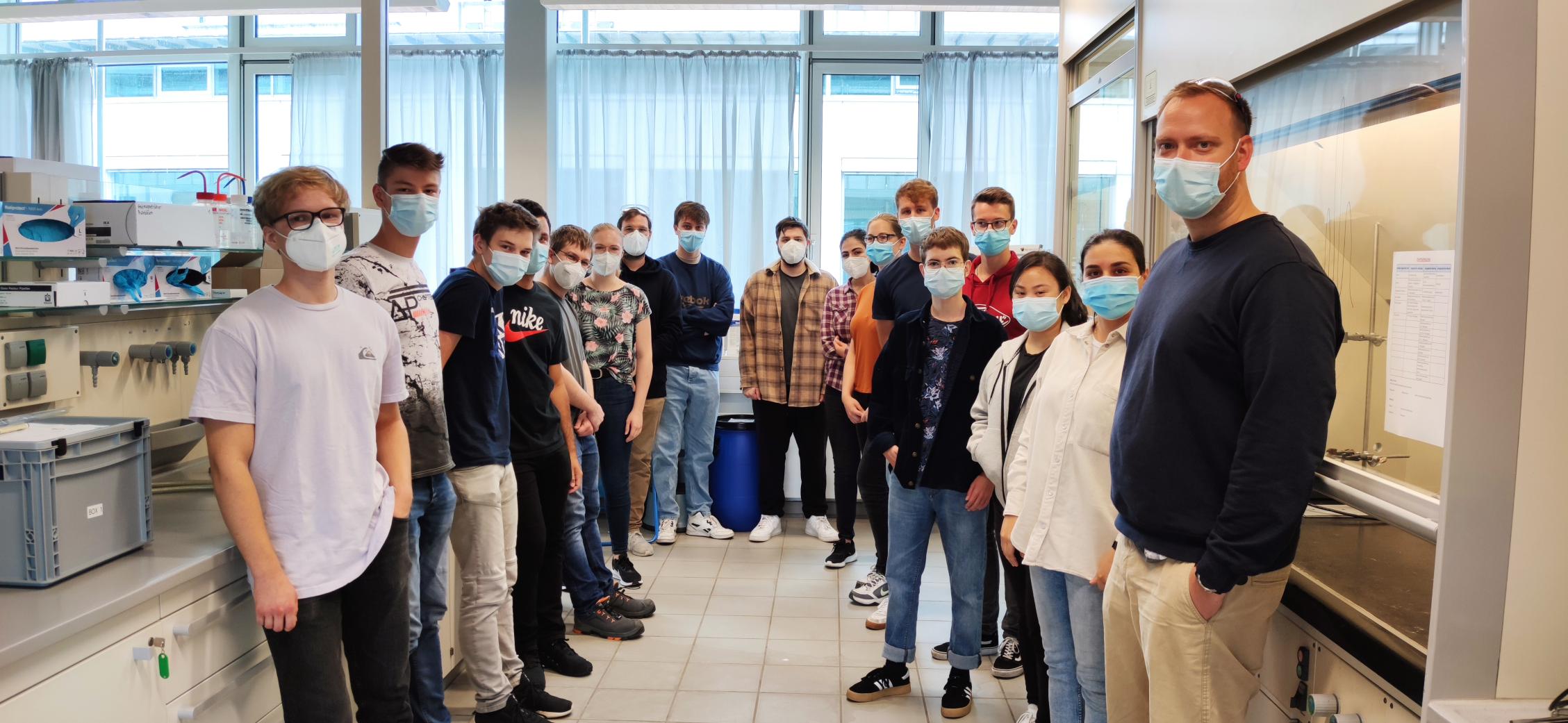 Chemiepraktikum-Gruppenbild